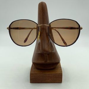 Vintage John Collins J-276 Purple Oval Sunglasses